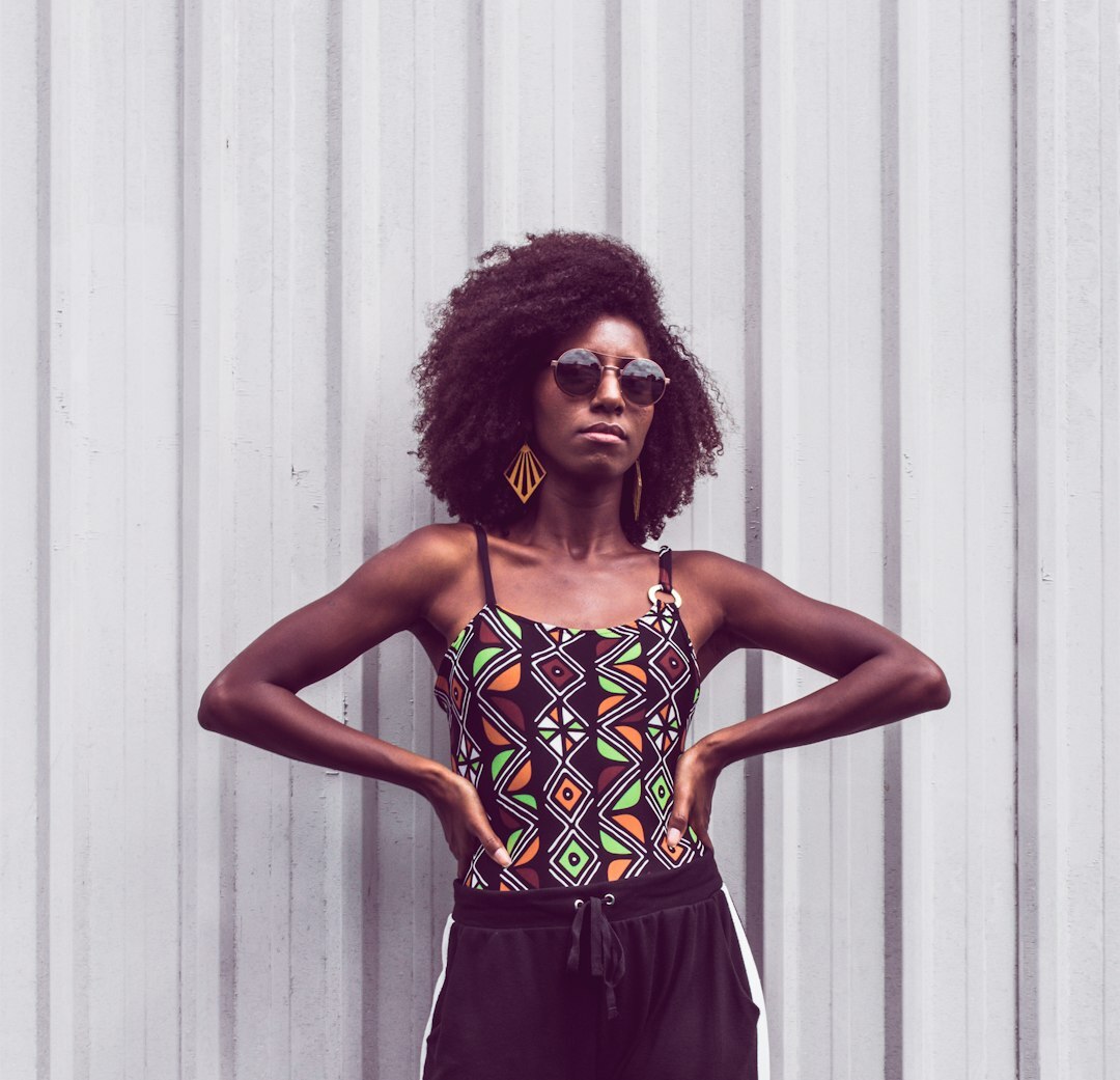 Brazilian woman with dark hair in a professional pose