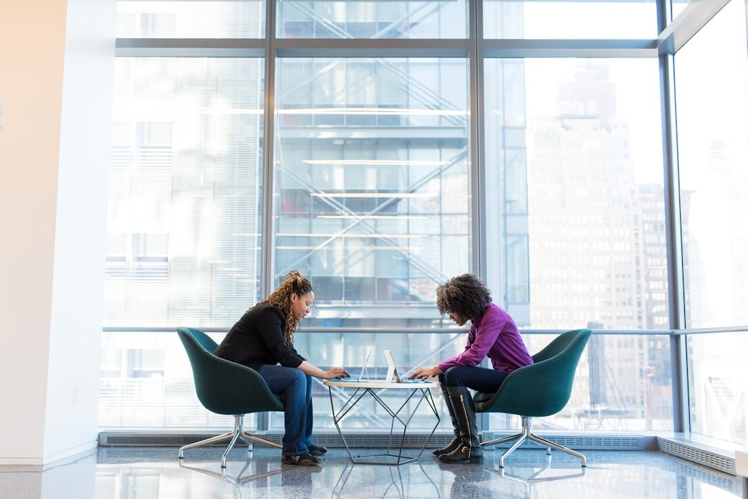 two people having conversation