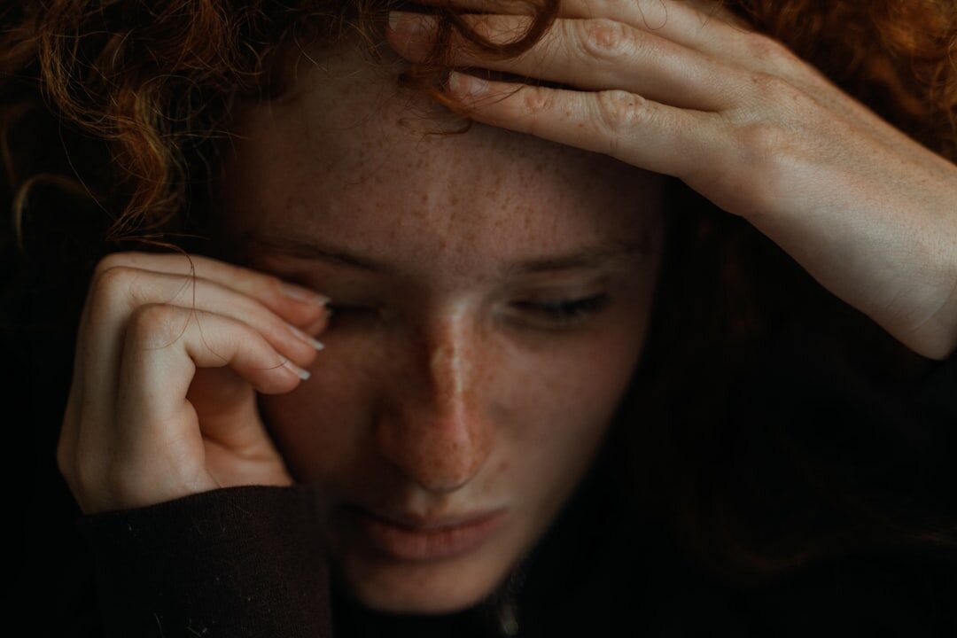 person reflecting on emotions